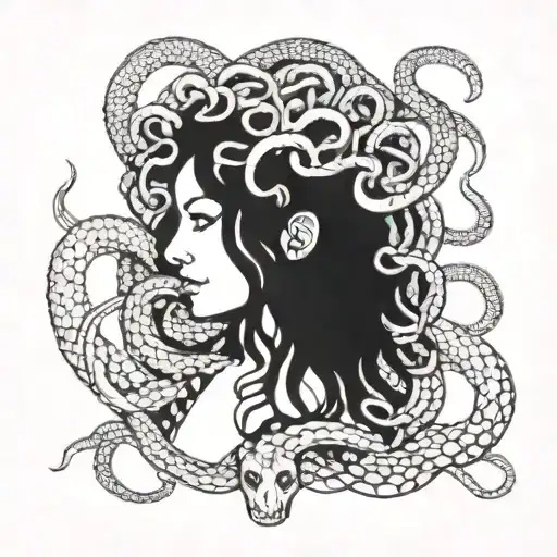 Medusa With Snakes