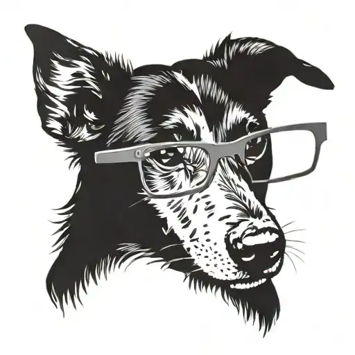 Dog With Glasses
