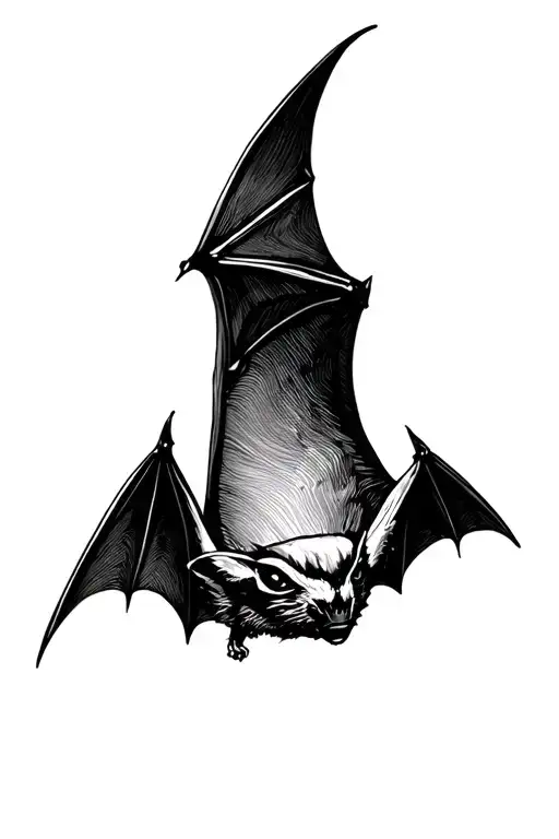Bat Flying