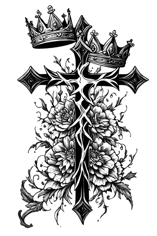 Cross With Crown