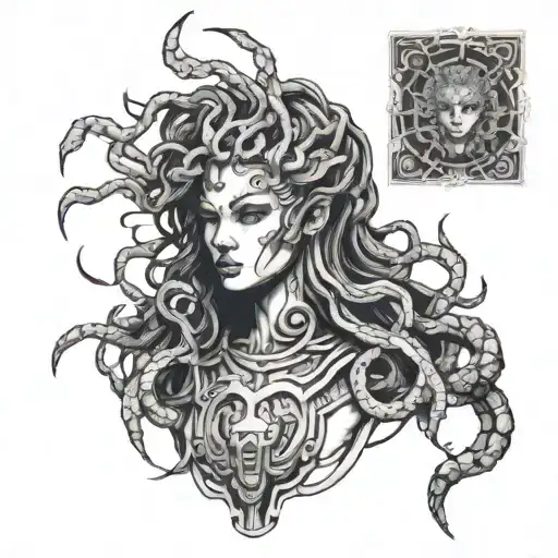 Gargoma Medusa Cyberpunk Style