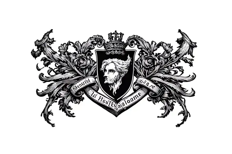 Scottish Macdonald Crest Wrapped Weeping