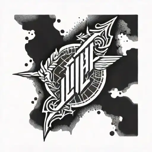 Justice League Movie Logo With A Scorpio Zodiac Sign