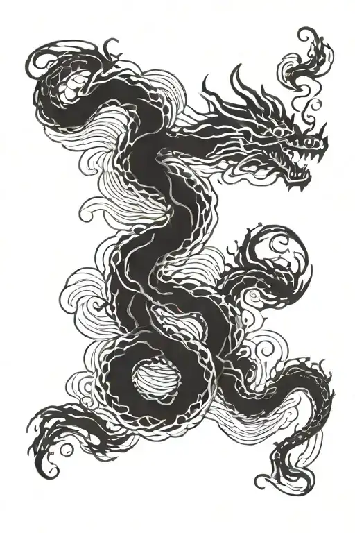 Dragon Water Waves