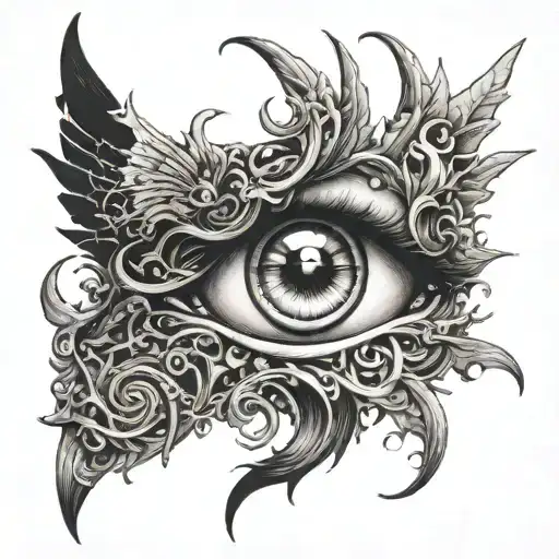 Serafin Eye Angel Half Demon