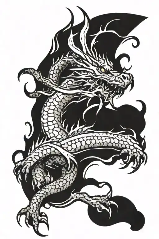 Ink Dragon Wrapped