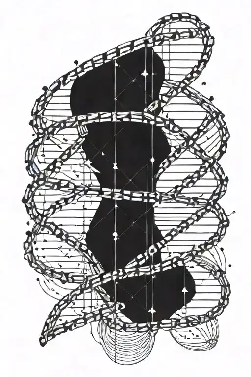 Binary Code Intertwining With Dna Strands