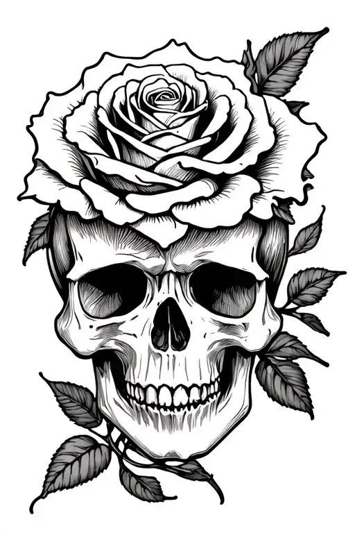 Skull Roses