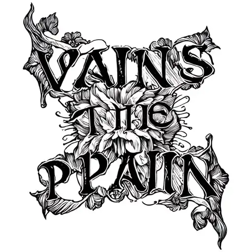 Vains That Spell Out The Word Pain