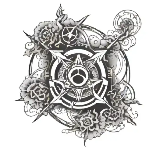 Radiation Symbol Intertwined