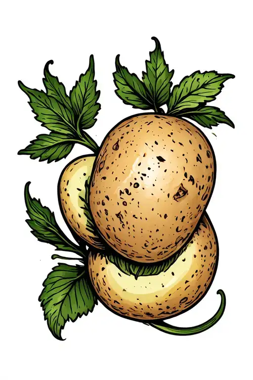 Potato Irish Colors Intertwined