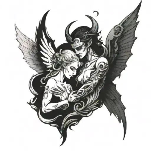 Demon And Angel Love