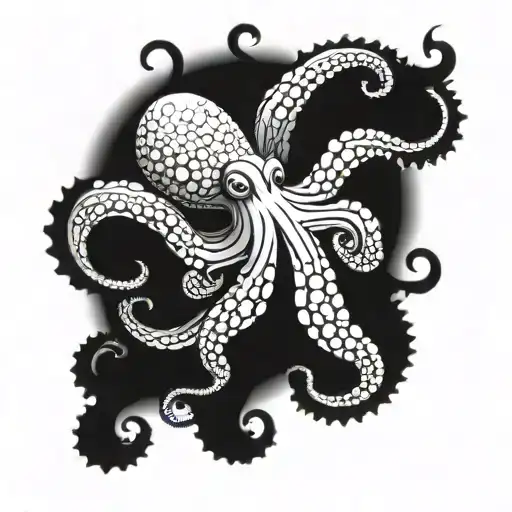 Octopus With A Furious Look