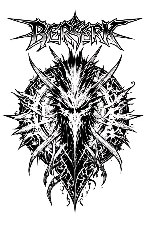 Berserk Brand Of Sacrifice With Cyber Sigilism Around It