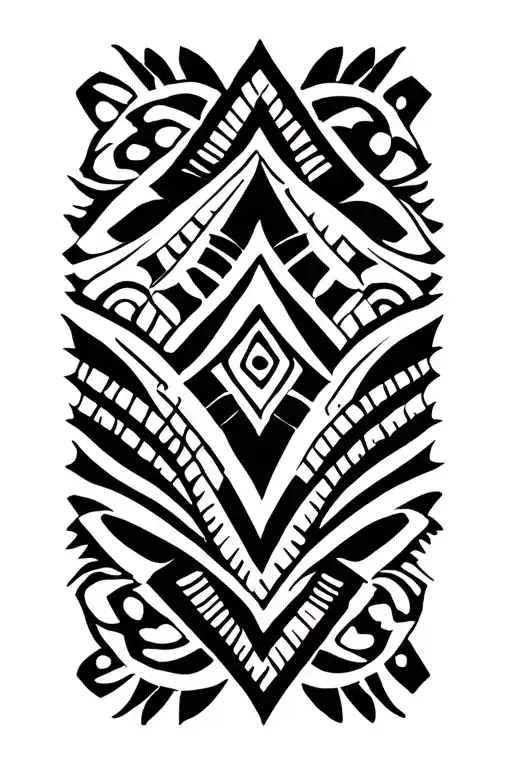 Armband Simple Tribal Pattern