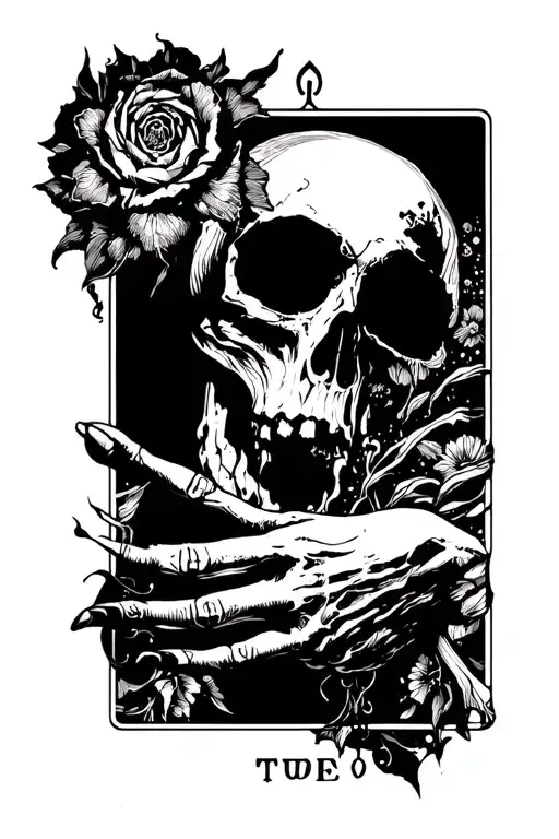 Playing With Death Tarot Card