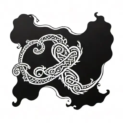 Design A Tattoo Incorporating The Infinity Symbol With Traditional Chinese And Scottish Symbols
