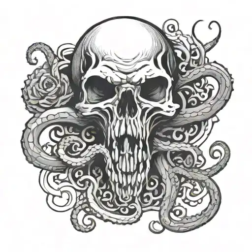Cthulu Skull