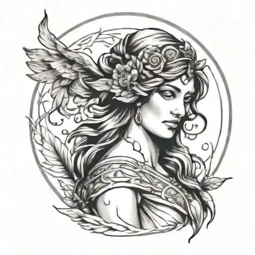 Sexy Athena Greek Goddess