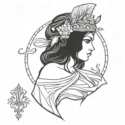 Sexy Athena Greek Goddess