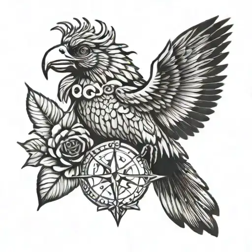 Haitian Tattoo Design Inspired With Animal And Freedom