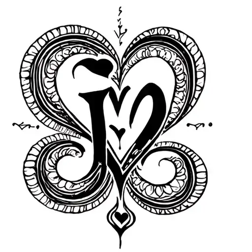 Ji Word In Love Symbol