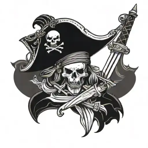 Pirate Theam Arm Sleeve Inspired