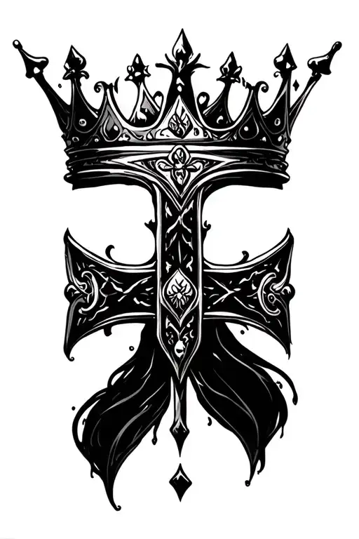 Cross With A Crown