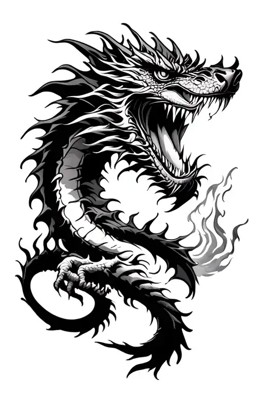 Dragon Breathing Fire