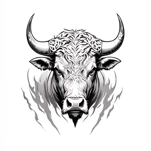 A Badass Bull With Heavy Metal Inspired Details