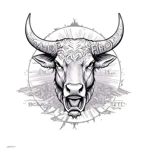 A Badass Bull With Heavy Metal Inspired Details