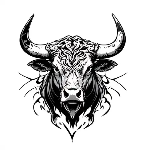 A Badass Bull With Heavy Metal Inspired Details