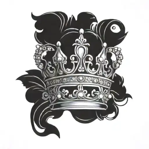 Queen Crown With Name Soraya Inside