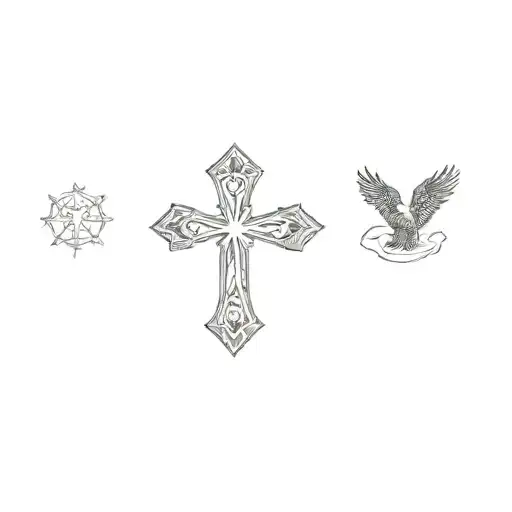 A Cross And An Eagle