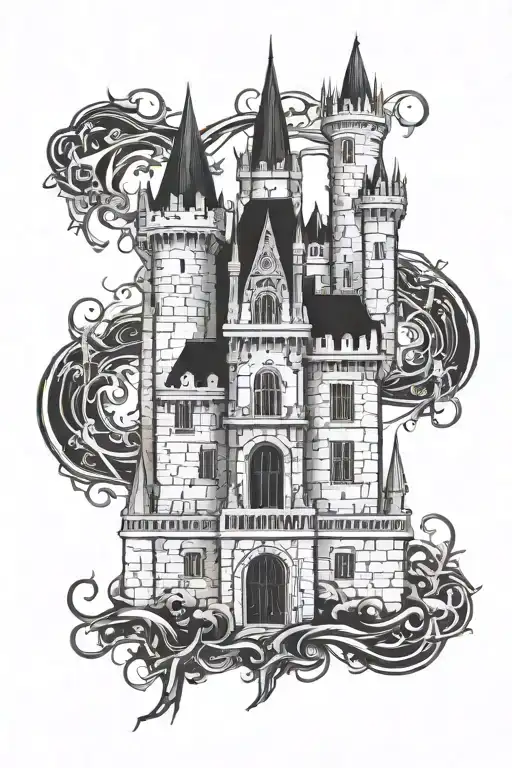 Gothic Castle Guarded