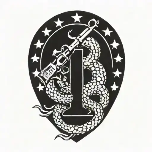 Gadsden Flag With Guns