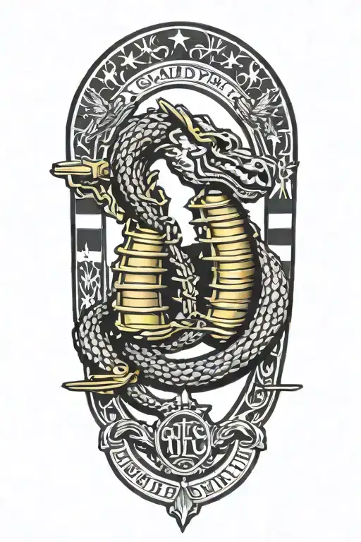 Gadsden Flag With Guns