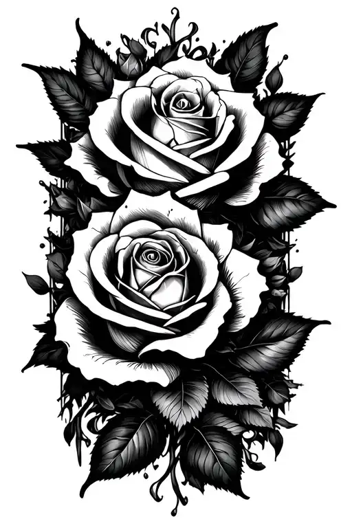 Rose Petals And Time Reincarnated