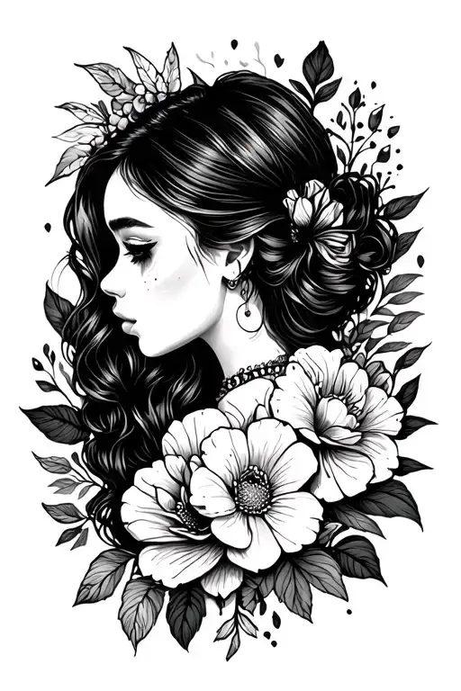 Girly Minimalist Tattoo Featuring