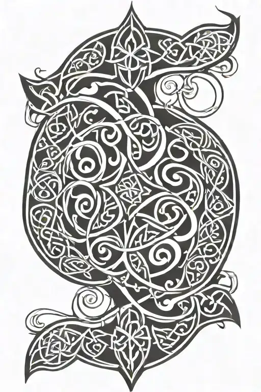 Irish Celtic Tribal Patterns