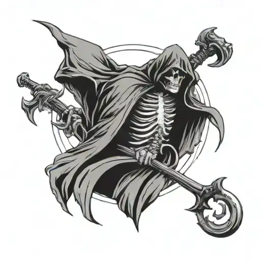 Grim Reaper Holing 3 Wolf's