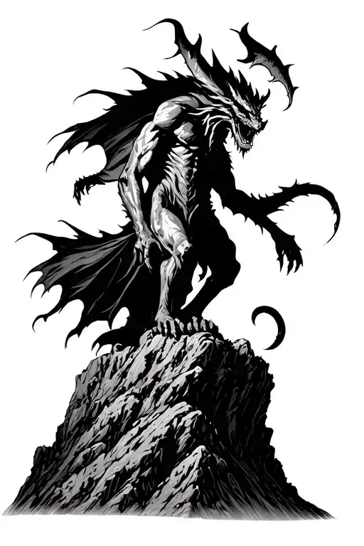 Demon On Top Of Mountain