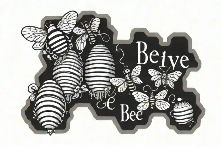 Beehive Text Gothic Letters
