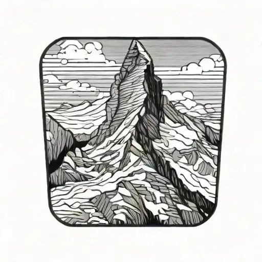 Matterhorn Mountain Peak