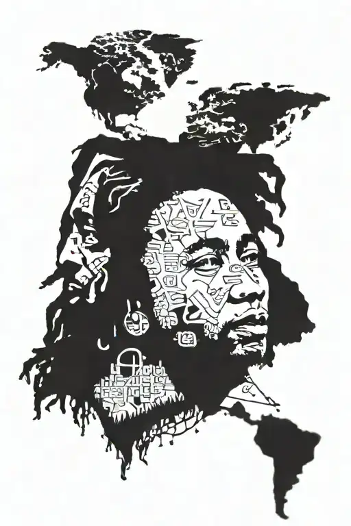 Jesus Bob Marley John Lennon One Love One World