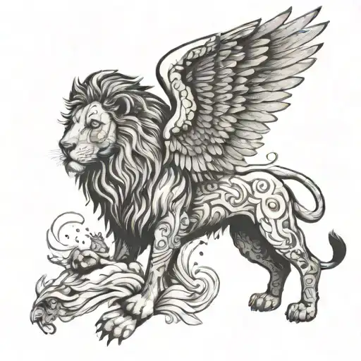 Lion And Angel Cain