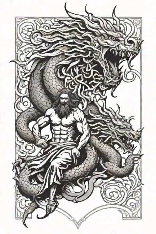 Zeus And Dragon