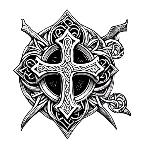 Celtic Cross Memory Anthony