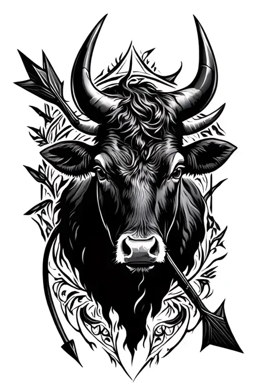 Arrow And Bow And Bull