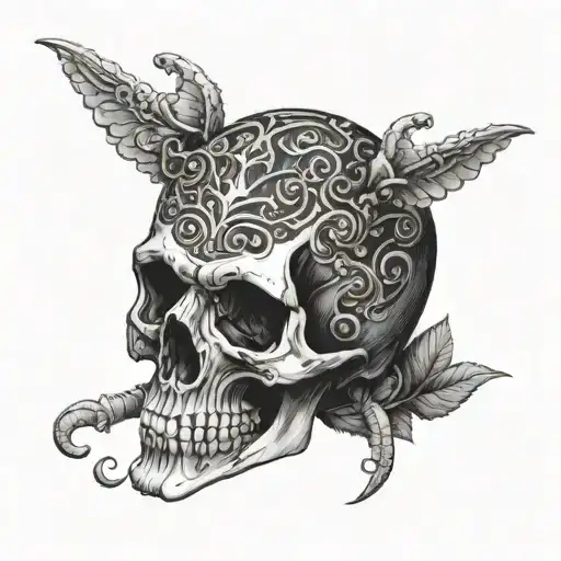 Skull Wearing